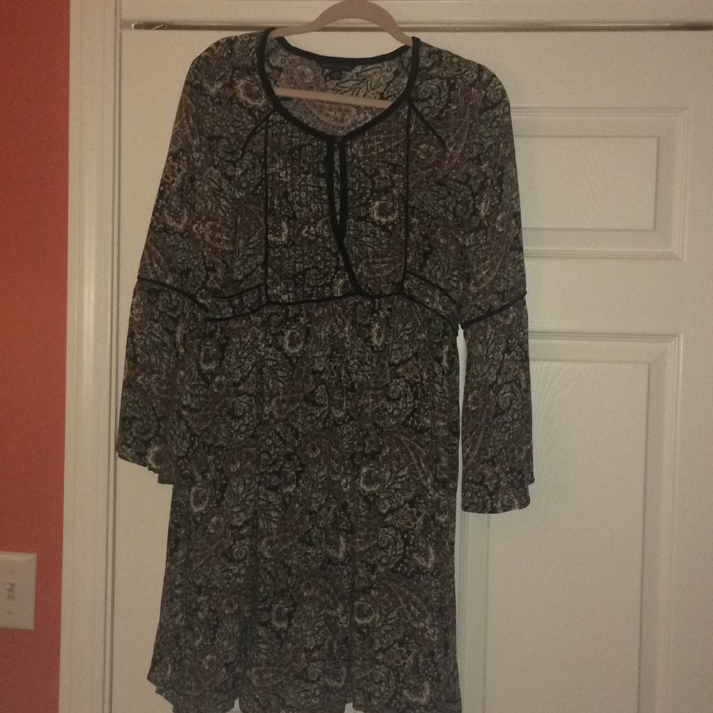 Long sleeved vintage dress